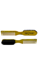 Load image into Gallery viewer, Visionary Barbers Gold Fading Brush &amp; Comb
