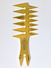 Load image into Gallery viewer, Gold Crop Top Texture Comb