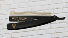 Load image into Gallery viewer, Double Slide Black &amp; Gold Razor
