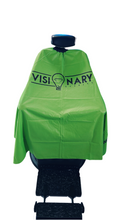 Load image into Gallery viewer, Vivid Green Pro Visionary Barbers Cape /Capa de Barberos
