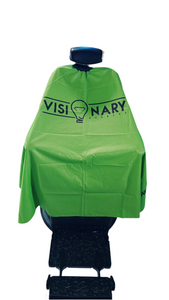 Vivid Green Pro Visionary Barbers Cape /Capa de Barberos