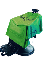 Load image into Gallery viewer, Vivid Green Pro Visionary Barbers Cape /Capa de Barberos
