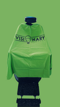 Load image into Gallery viewer, Vivid Green Pro Visionary Barbers Cape /Capa de Barberos
