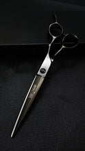 Load image into Gallery viewer, ✨ Visionary MidNight Black 7” Precision VG10 Japanese Steel Scissor – Midnight Edition ✨ Tijera VG10
