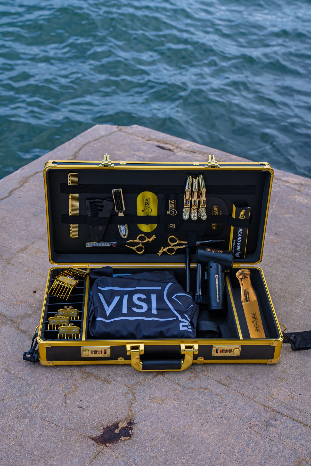 VISIONARY オールゴールド メンズ剃刀 Amazon.com: Red by Kiss Edge King Cordless Trimmer, Zero-Gapped