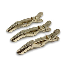 Load image into Gallery viewer, Gold Crocodile Hair Clips
