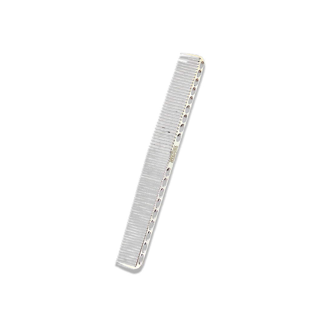 Metal White Gold Aluminum Barber Comb