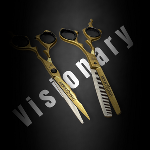 All Gold Shears High Quality 440c Japanese Steel Tijeras