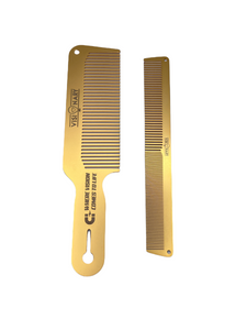 Taper Gold Flexible Metal  Comb